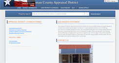 Desktop Screenshot of colemancountycad.com
